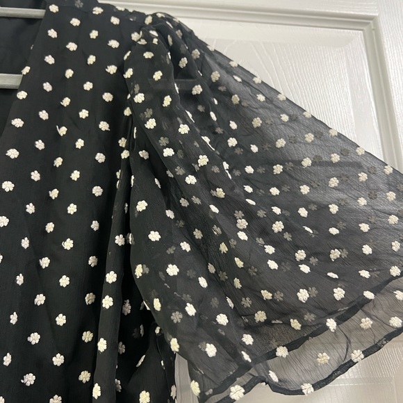 ALICE + OLIVIA Polka Dot Print Mini Dress - Picture 6 of 8
